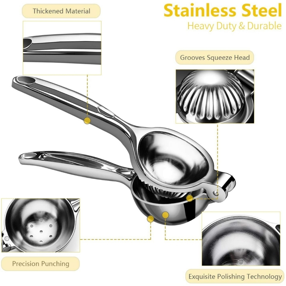 BRAND NEW lemon squeezer stainless steel